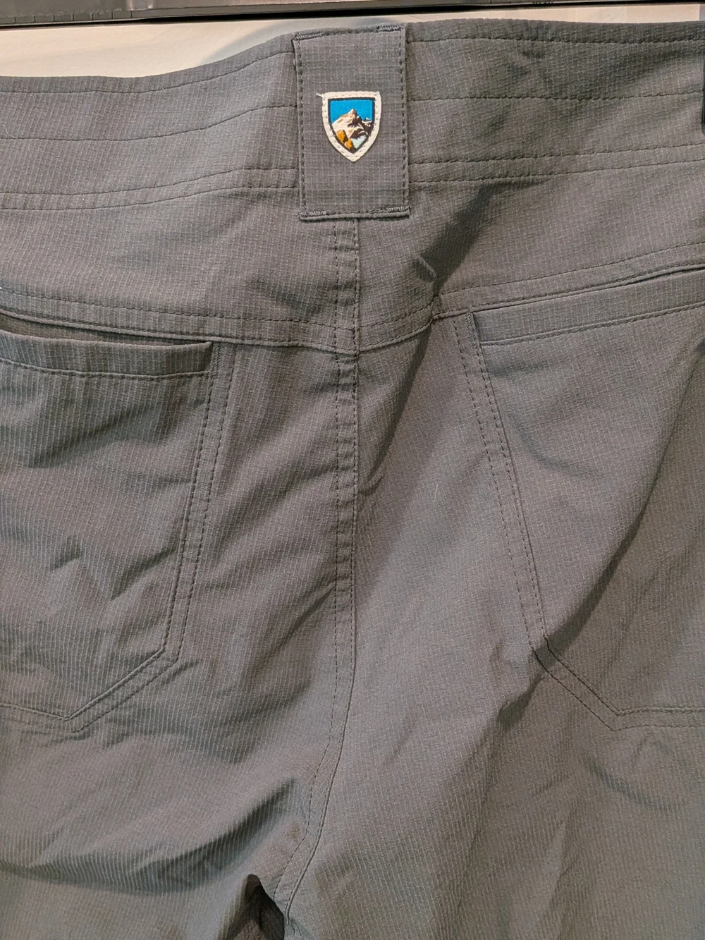 Kuhl Cargo Shorts 36 Silencr Kargo Gray carbon Lightweight softshell stretch UV